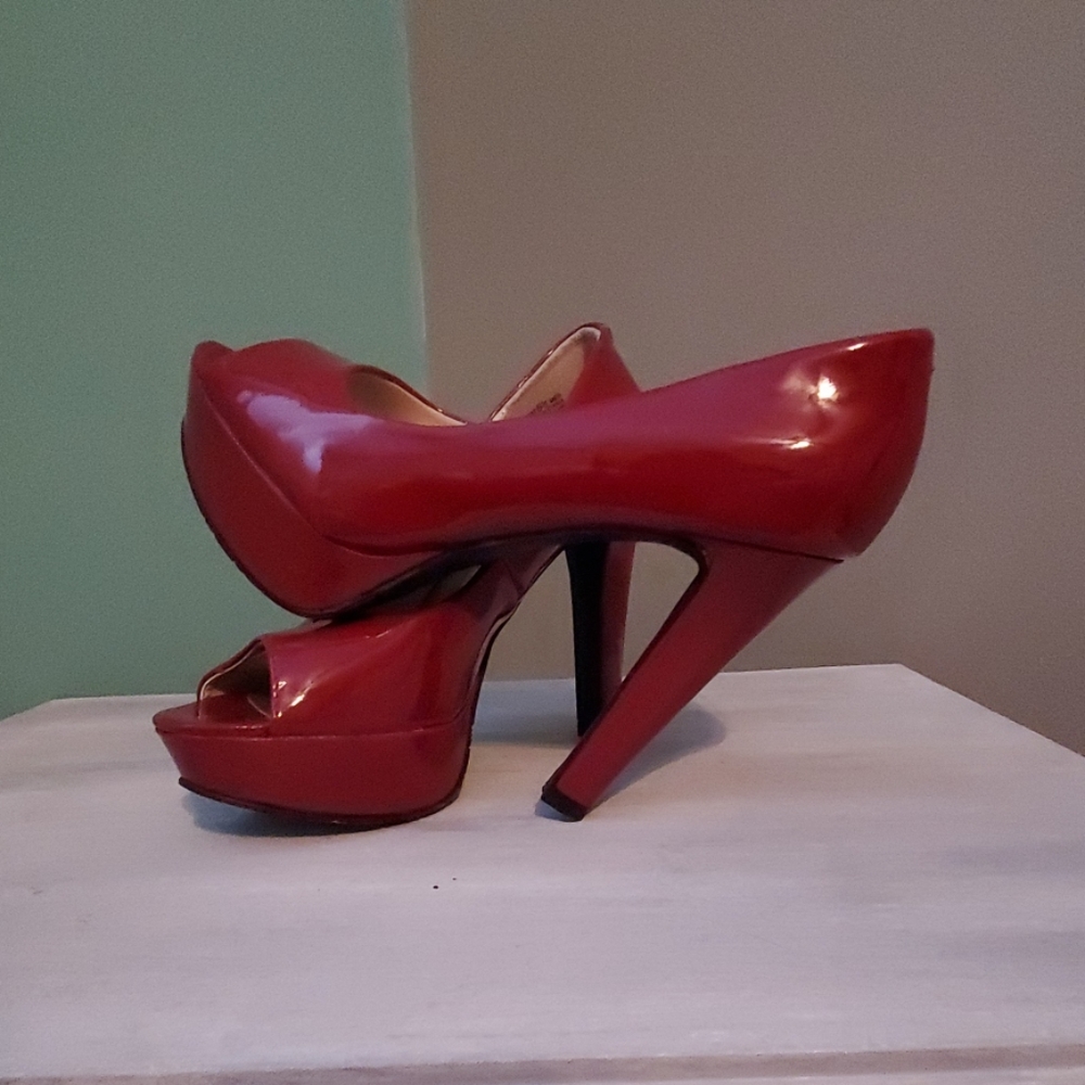 Maroon Candie's Platform Heels